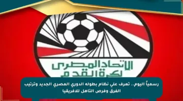 رسمياً اليوم.. تعرف على نظام بطولة الدوري المصري الجديد وترتيب الفرق وفرص التأهل للأفريقيا